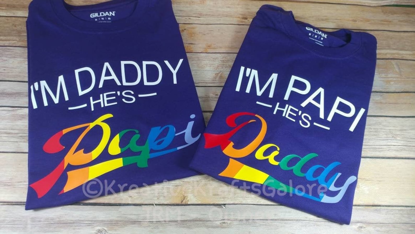 Two Dads I'm Daddy He's Papi Two Dads I'm Papi Etsy