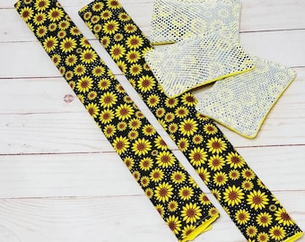 Sunflower Fridge Door Handle Covers, Sunflower Kitchen Decor, Refrigerator Door Handle Covers, Sunflower Handle Covers, Oven Handle Cover