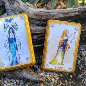 Zodiac Pendulum Board // Zodiac Divination Sign Elemental Woman