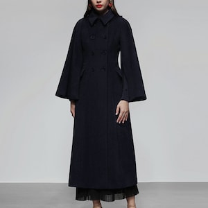 Wool Coat/asymmetrical Jacket/winter Jacket/wool Coat/trench