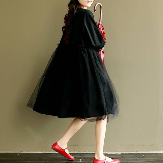black tulle dress plus size Beautiful Mermaid Layers Black Tulle Long Plus Size Prom Dress