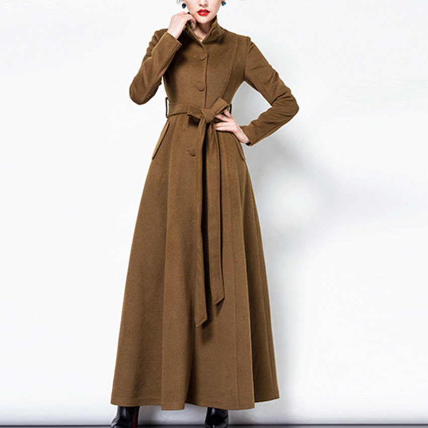 Wool Jacket Warm Cozy Coat Plus Size ...