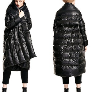 Women winter down coat long duck down jacket thick warm outwear plus size coat maxi coat parka plus size clothing