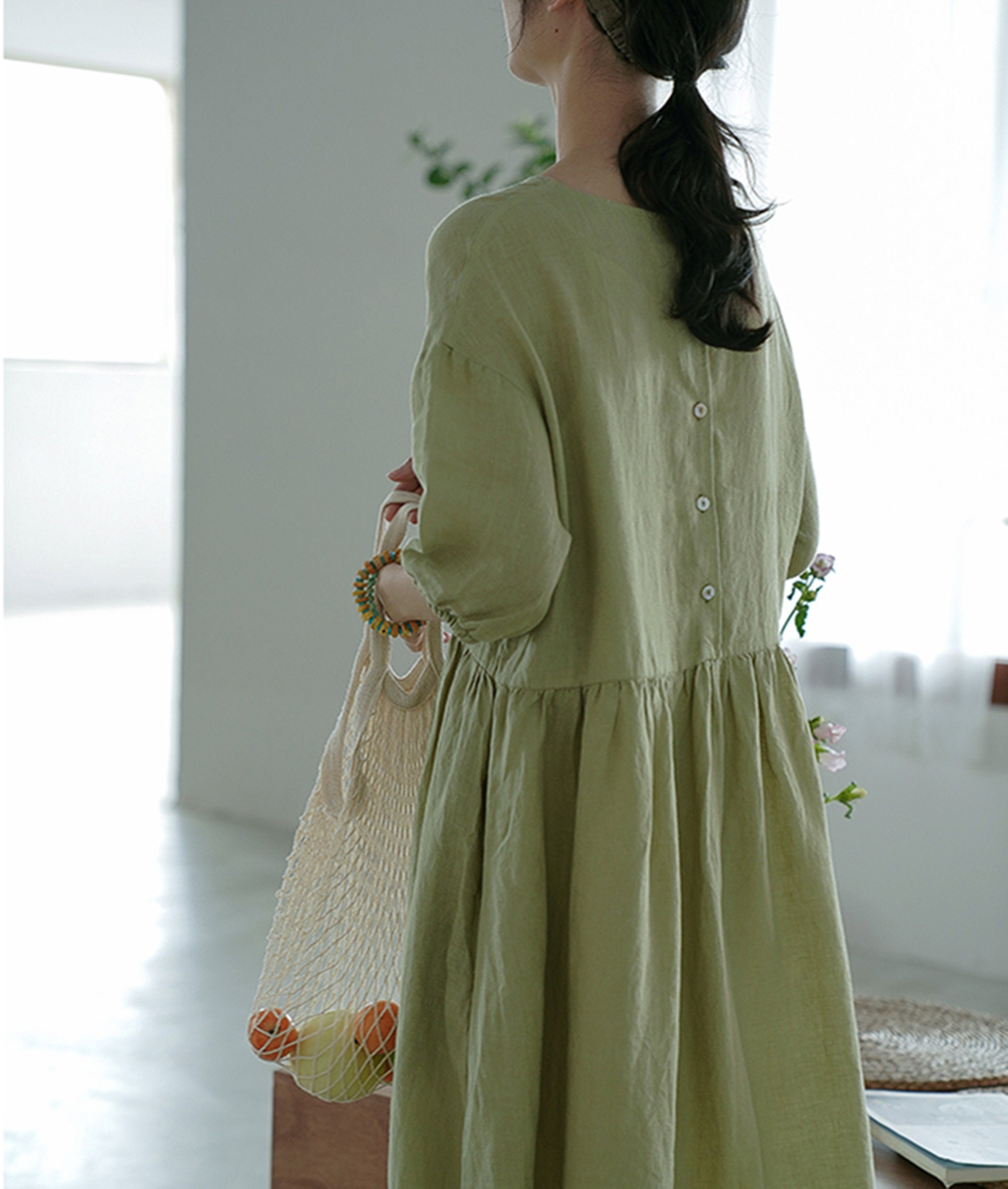 knee length dresses for ladies The Allison Fancy Flounce Dress