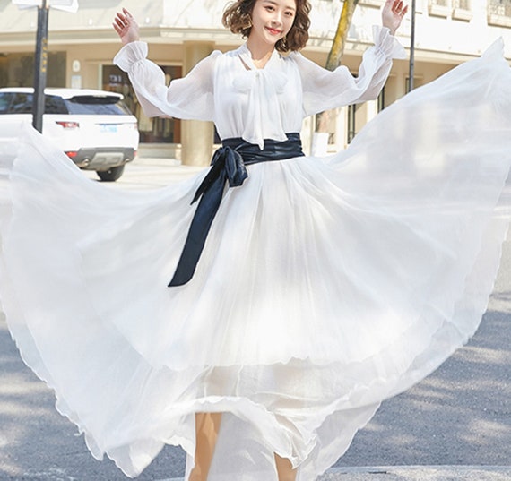 6 Colors Women Chiffon Dress,summer Flowy Dress,fairytale Dress,party Dress,evening  Dress,prom Dress,women Dress - Etsy Israel