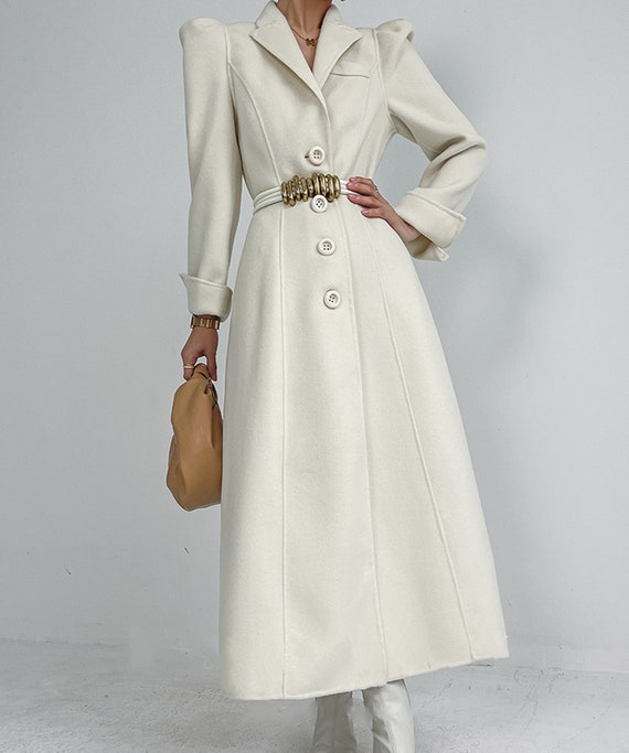 Women Long Full Length Wool Jacket,retro Winter Coat,plus Size