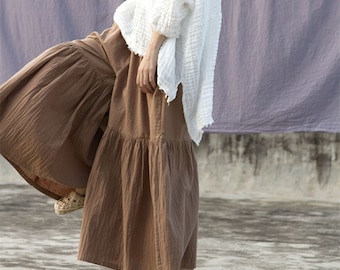 Casual linen harem pants,Loose Pants,wide legged trousers,maxi pant baggy pants,plus size linen clothing