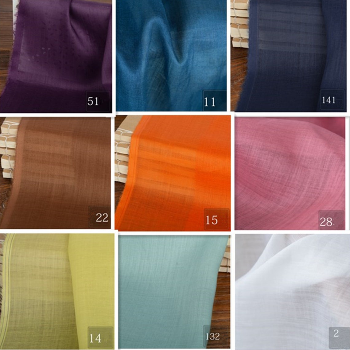 LINEN DRESS RHOMBUS  3/4 SLEEVE main image 0