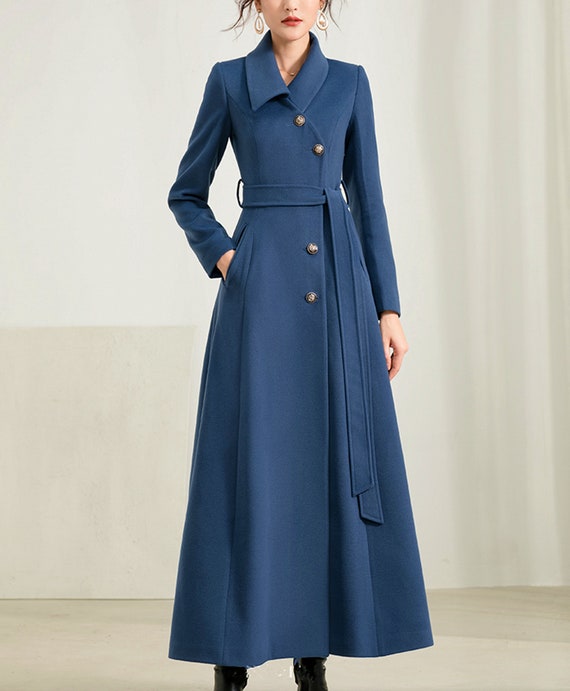ankle length wool coat