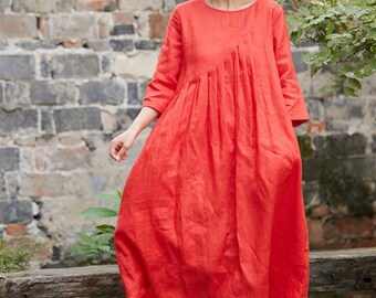 beck natural linen midi dress DISSH | Dresses | Dissh Beck Natural Linen Midi Dress