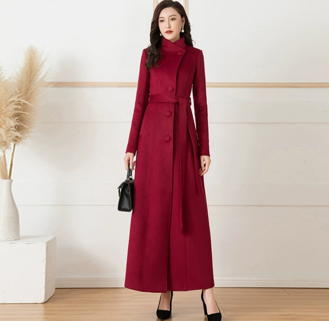 新品ACHE THEWide Collar Wool Silk Jacket