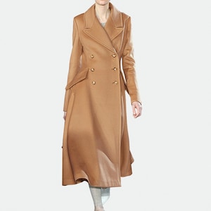 Women Wool Jacket,Warm Cozy Coat,Cashmere Wool Coat,Plus Size Winter Coat,Designer Coat,Elegant Coat Dress,Women Coat