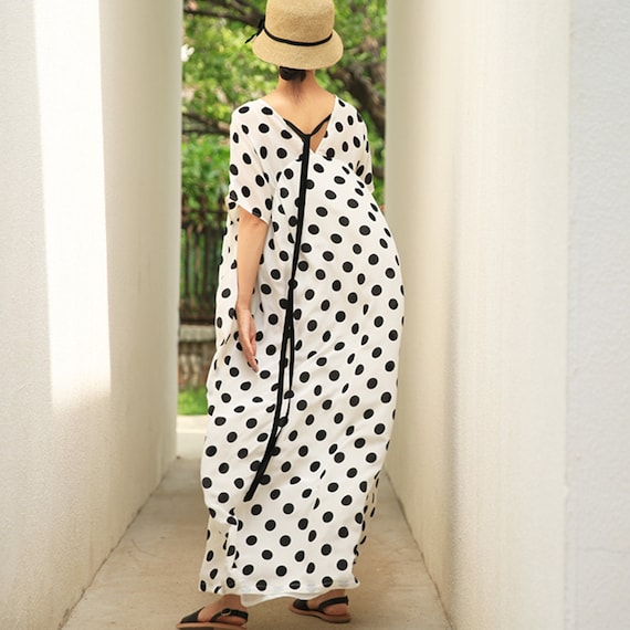 long black linen dress Bua Linen Maxi dress - Black main image 0