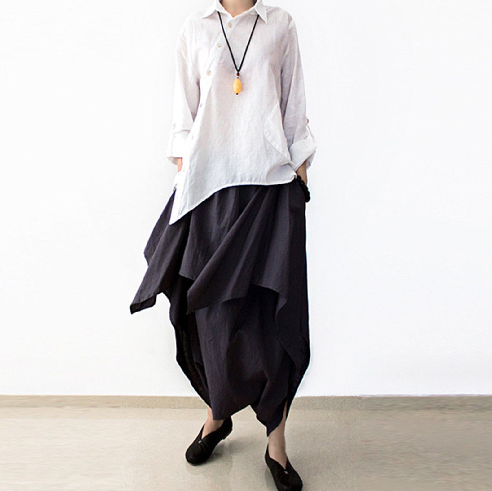 loose linen pants