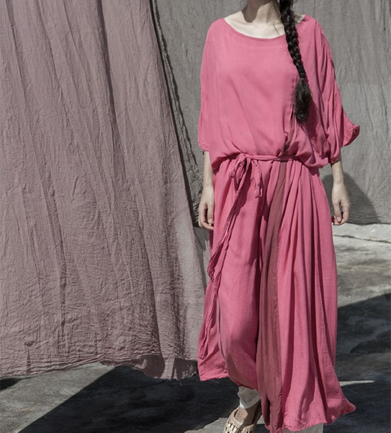 linen dress maxi Navy Blue Maxi Linen Dress 5683 – Xiaolizi