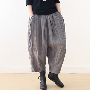 Linen pants,wide legged trousers,maxi pant,baggy pants,summer linen pants,plus size linen clothing