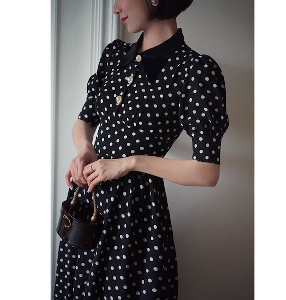 sachin and babi light blue dress White/polka dot Chiffon Dress for kids main image 0