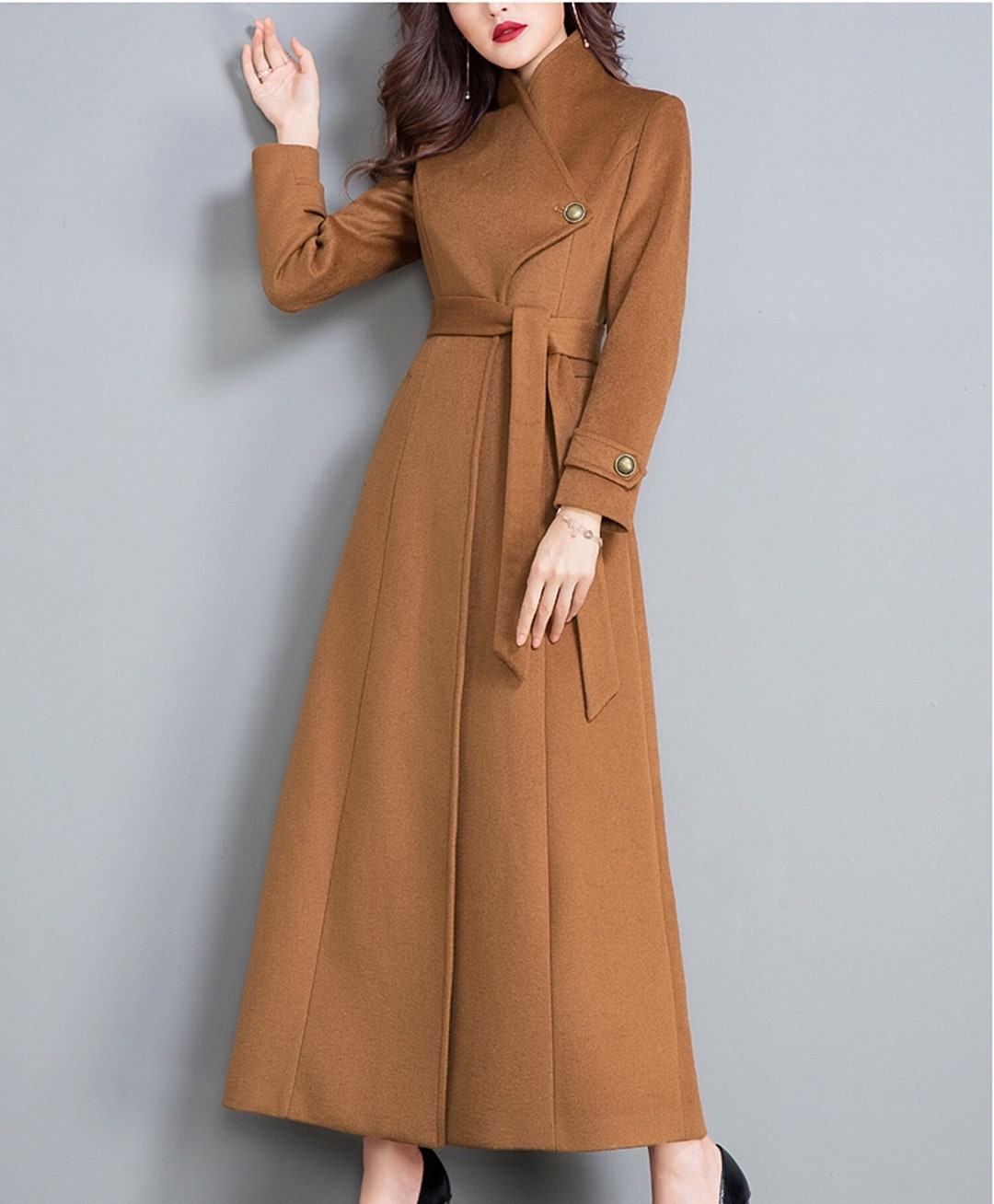 Winter Coat,wool Coat,designer Coat,princess Coat,long Full