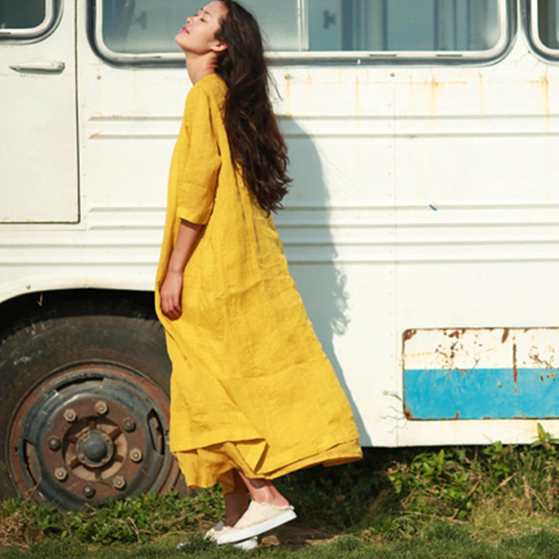 Yellow Tunic Dress
