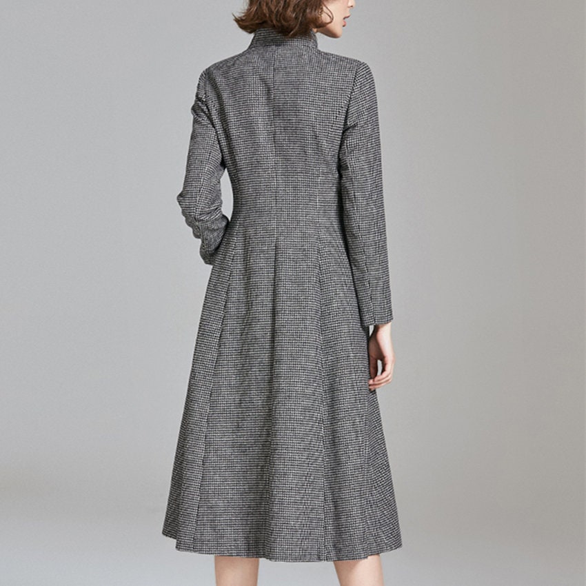 Autumn winter wool jacket women wool coat plus size winter | Etsy