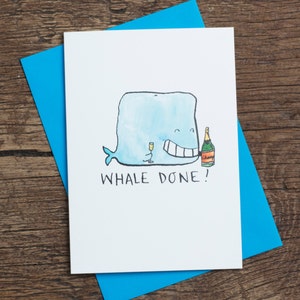 Ballena Hecho- Tarjeta de Felicitaciones - Celebraciones - Felicitaciones - Ballena