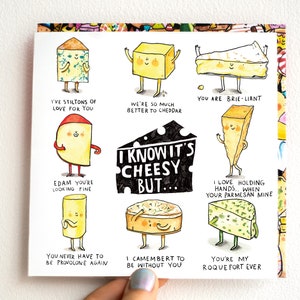 I Know It's Cheesy But...* Love Card * Anniversary * Valentines * Husband * Wife * Boyfriend * Girlfriend * Cheese * Jelly Armchair *