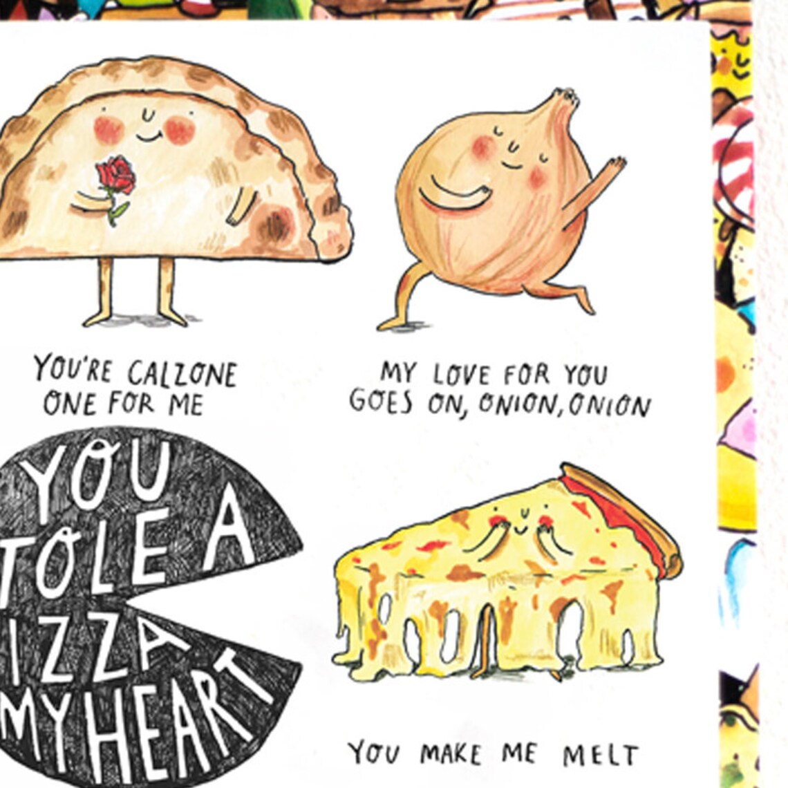 You Stole A Pizza My Heart Pizza Pun Love Card Anniversary Etsy