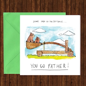 Você é PAI! - Cartão para o papai - Cartão do pai urso - Cartão do dia dos pais - Cartão do papai urso - Cartão engraçado para o papai - Cartão do 1º dia dos pais - Pai urso
