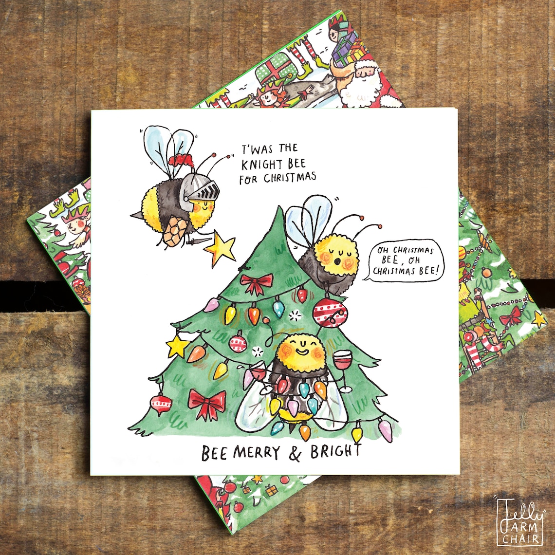 Bee Christmas Cards 