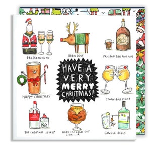 Joyeux Noël! * Boissons * Fête * Jeux de mots * Cartes * Humour
