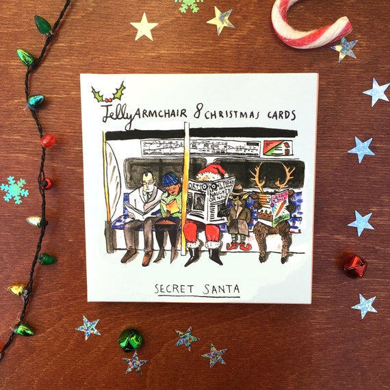 Télécharger gratuitement Images Secret Santa And Noel Elfabet Pack Of 8 Punny Christmas Etsy actualisé salutations