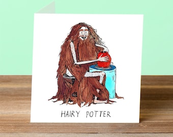 Hairy Pottery * pottery * ceramic * hair * birthday * silly smile * funny