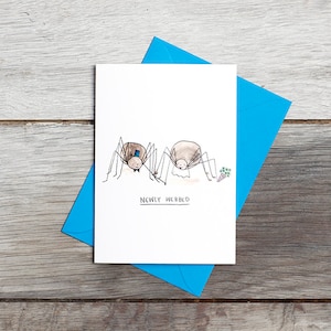 Newly Webbed * Pun Wedding Card * Newly Wed Card * Fun Wedding Card