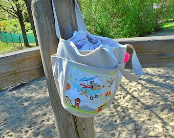 Buddeltasche,Strandtasche,Utensilo