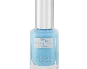 Nail Polish; Non-Toxic, Vegan, and Cruelty-Free (BENOIT BLUE)