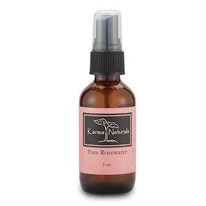 Pure Rose Water Toner; Non-Toxic, Vegan, and Cruelty-Free