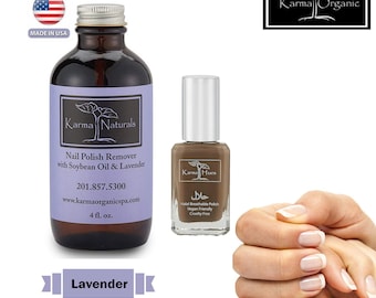 Soybean Lavender Nail Polish Remover – Natural, Vegan, Acetone-Free