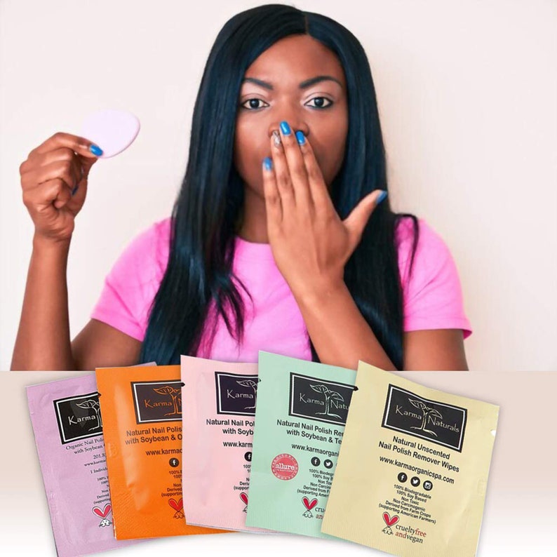 Karma Naturals Nail Polish Remover Wipes - Thumbnail 5