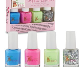 Karma Kids Box Set No. 1 - Nail Polish; Non-Toxic, Vegan and Cruelty-Free