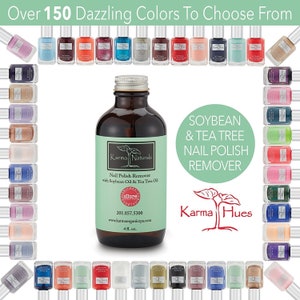 Karma Organic Nagellacksborttagare – Formula med tea tree-olja och sojabönsolja bild 2