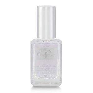 May include: A clear glass bottle of Karma Hues nail polish with a silver cap. The bottle is labelled with the brand name and the text "10.06.0-Ima.01.W email bas tsen biova blins magoak No Formaldehyde and No DBP".