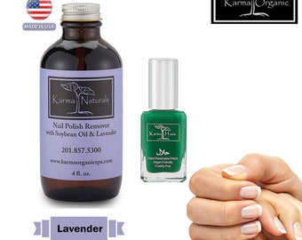 Quitaesmalte de uñas de soja y lavanda – Natural, sin acetona, vegano