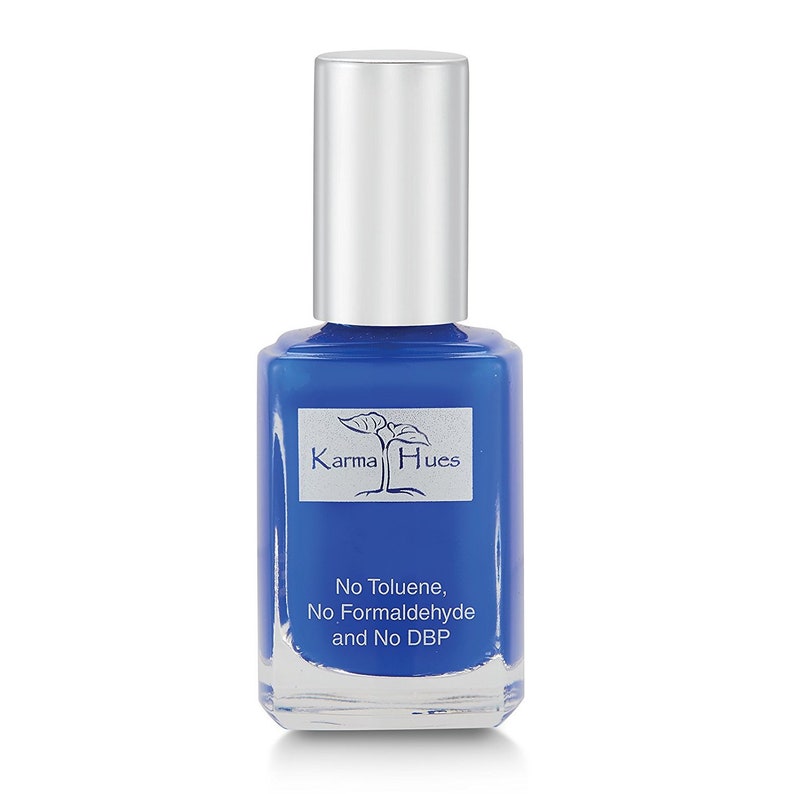 Nail Polish Nontoxic Vegan and Crueltyfree PEACOCK BLUE Etsy