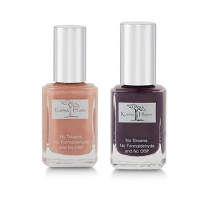 Karma Biologische prachtige combinatie van natuurlijke nagellak Niet-giftige nailart Veganistische en dierproefvrije nagellak