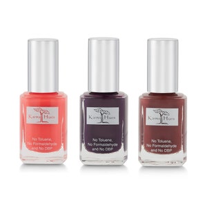 karma Organic beautiful Combination of Natural Nail Polish Nontoxic Nail Art Vegan and Cruelty Free Nail Paint
