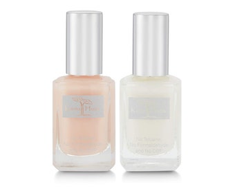 Karma Organic Deep Nature Base Coat Bundle | Tiefe Ernährung + 7 in 1 Elixier | Ungiftige vegane Nagelpflege