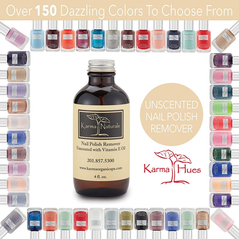 Karma Organic Natural Nail Polish Remover Unscented Non Etsy