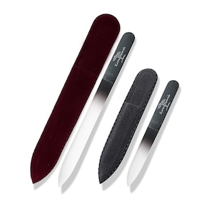 Karma Organic Glass Nail File- Professional Nail Buffer smooth finish strengthen and beautify nails
