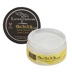 Loción de limón natural orgánica Karma: aceites esenciales para una piel perfecta, radiante y equilibrada