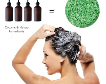 Shampoo em barra vegano – Figo selvagem natural e chá verde, controle da caspa